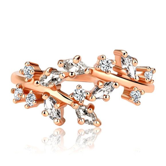 🔥 Marquis and Round Zircon Dainty Beautiful Rings for Women, EVGG1277 - Picture 1 of 2